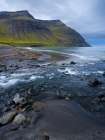 Iceland. Skalavik near Bolungarvik during autumn. Art Print